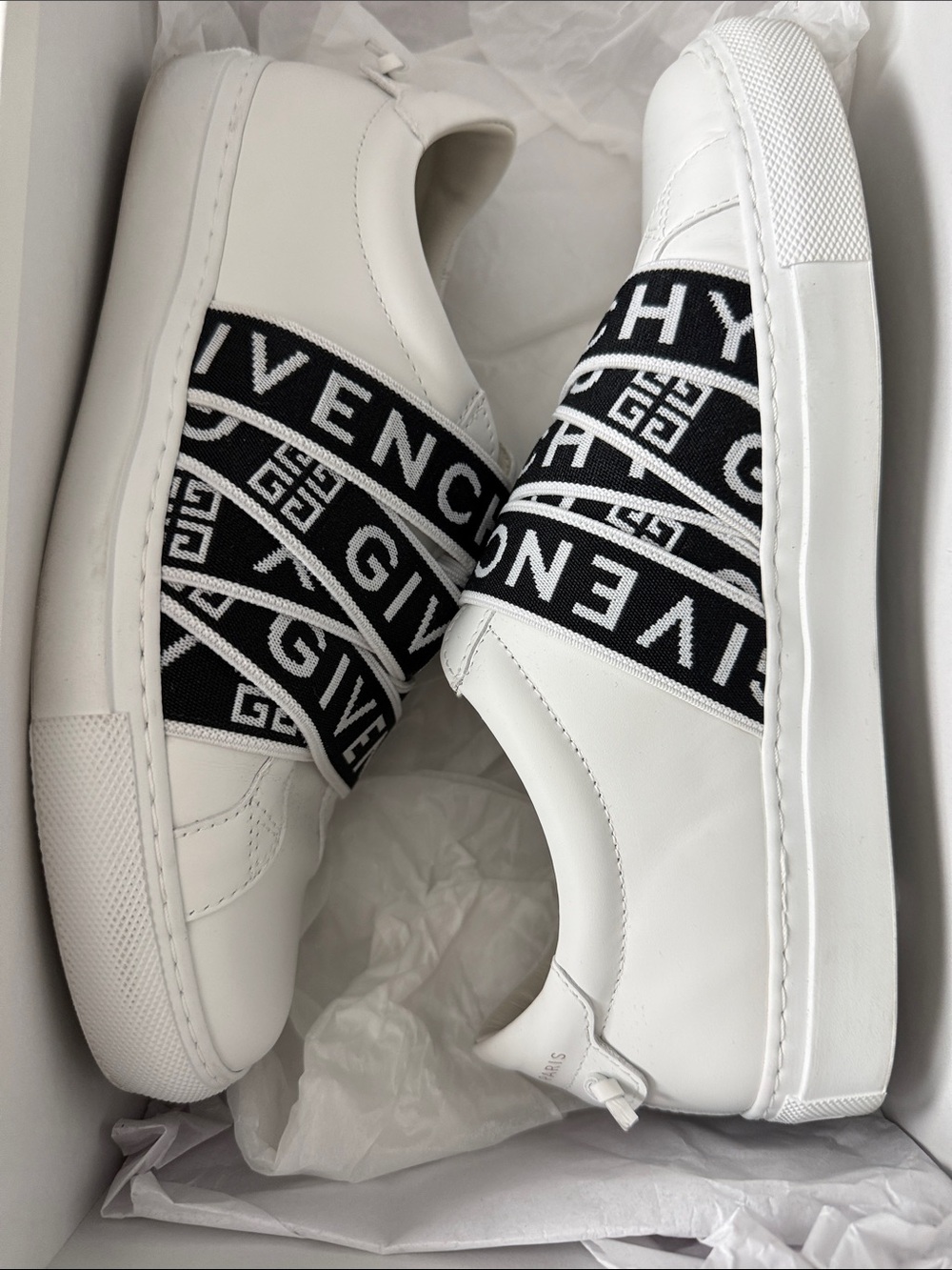 Givenchy Black and White Low-Top Sneakers